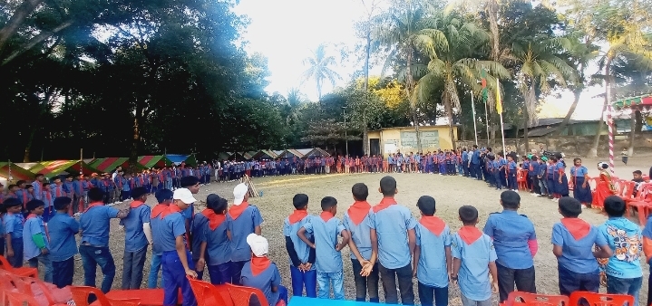 রাণীনগরে কাব স্কাউটদের মিলনমেলা: পাঁচ দিনব্যাপী ক্যাম্পুরীর সমাপনী